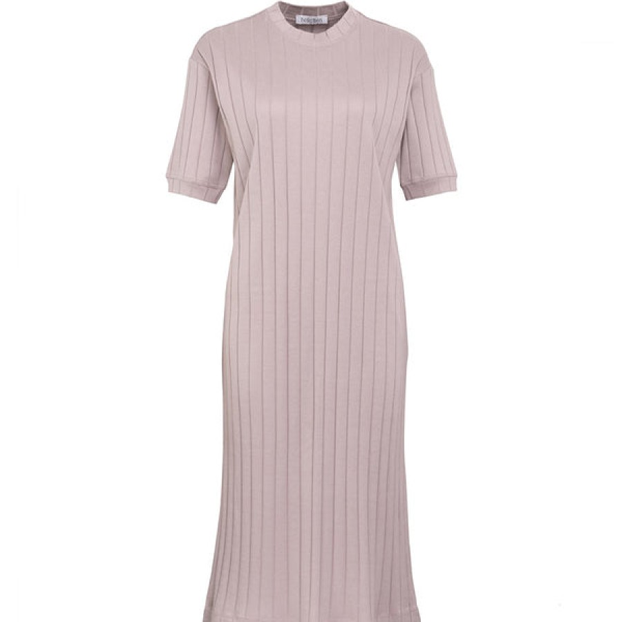 Women HELLO'BEN Dresses | Organic Cotton Midi Dress Lavender