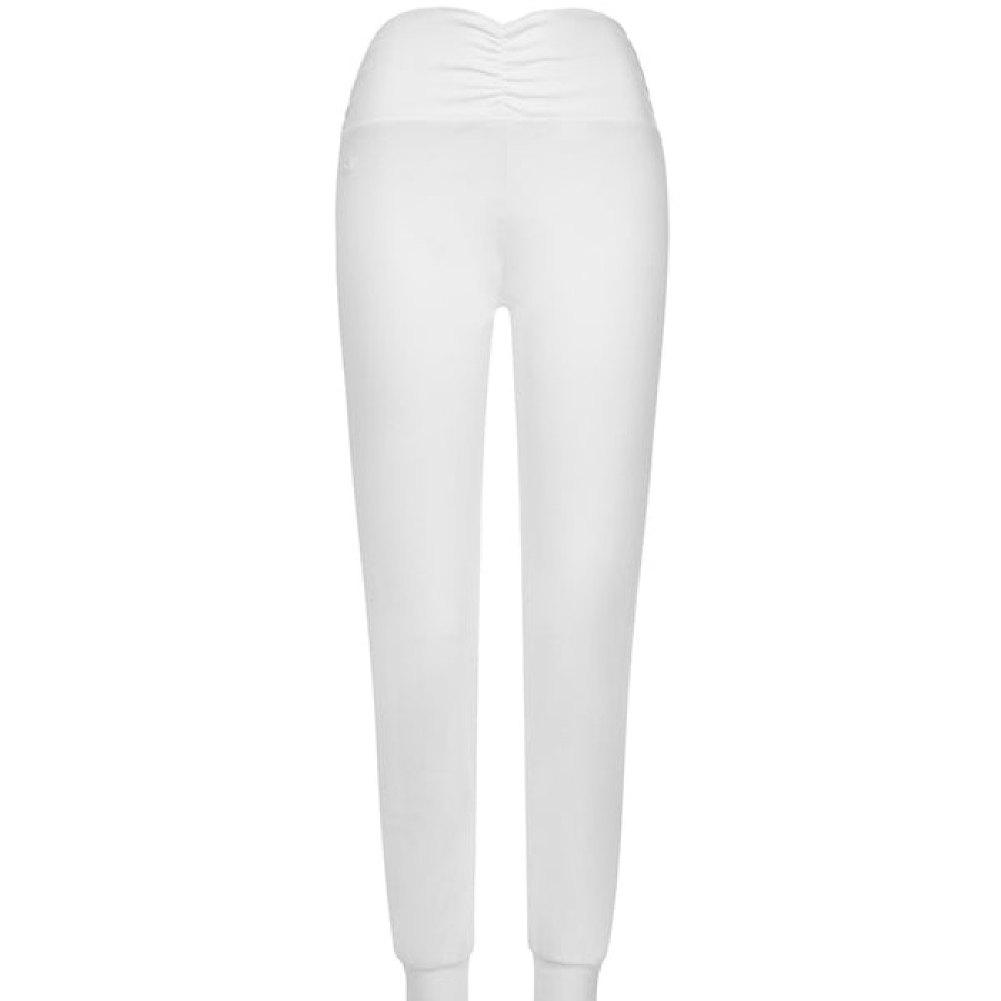 Women Wellicious Gymwear | Opaque Yoga Pants In White