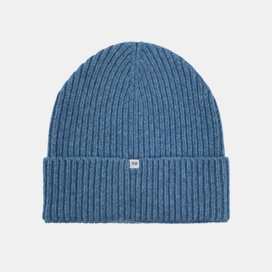 Men NTHIRTYTHREE | Ribbed Beanie In Blue