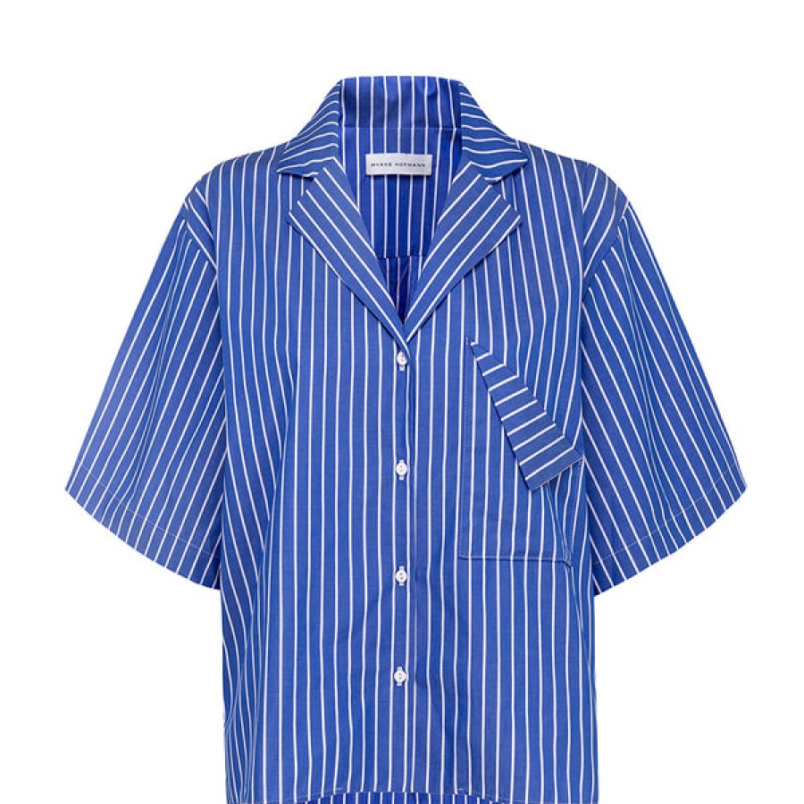 Women Mykke Hofmann Tops & Shirts | Striped Organic Cotton Shirt