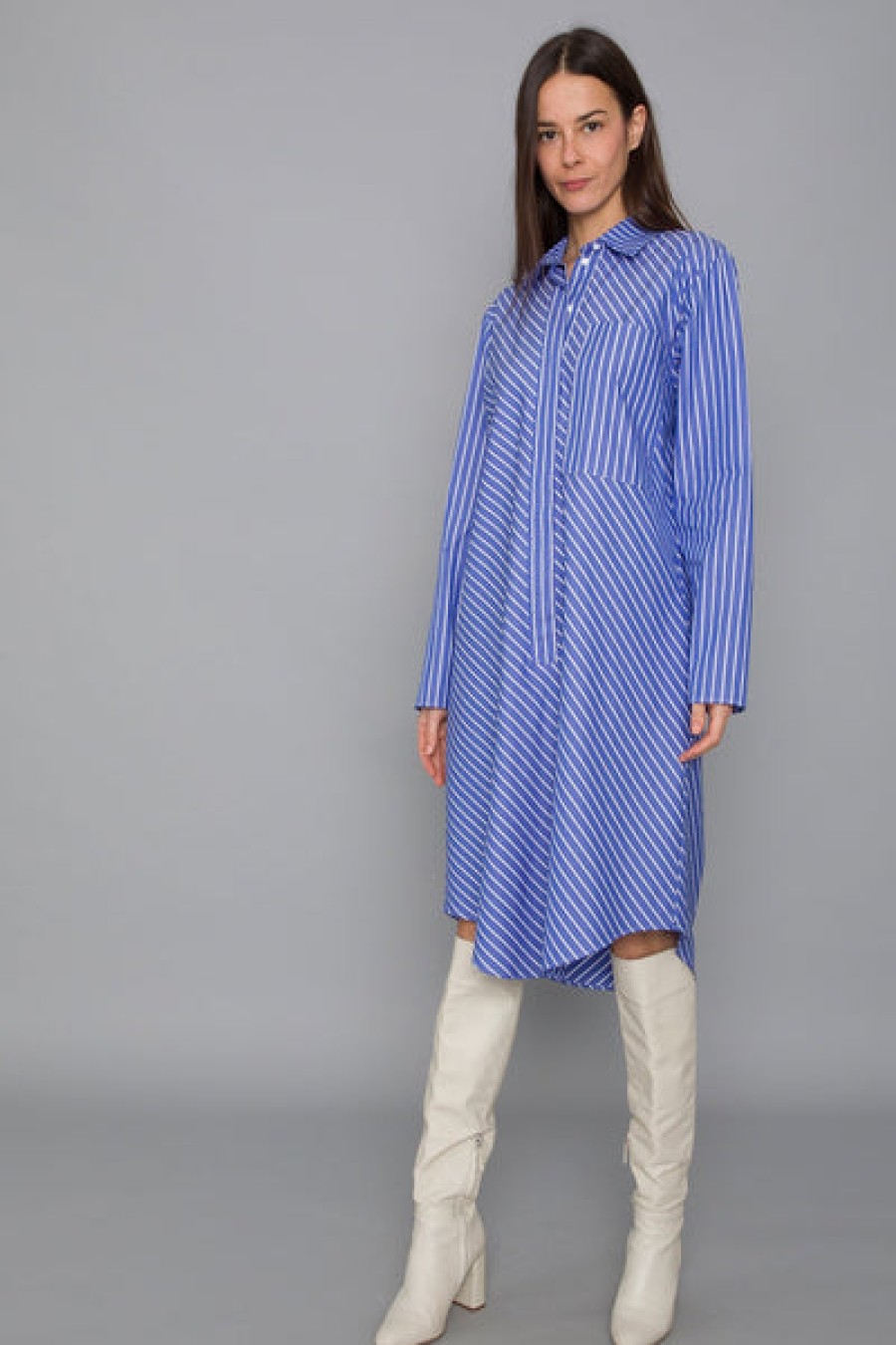 Women Mykke Hofmann Dresses | Striped Shirt Dress