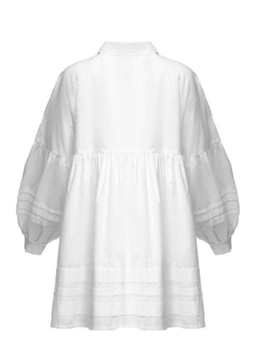 Women Helene Galwas Dresses | White Shirt Blouse Dress