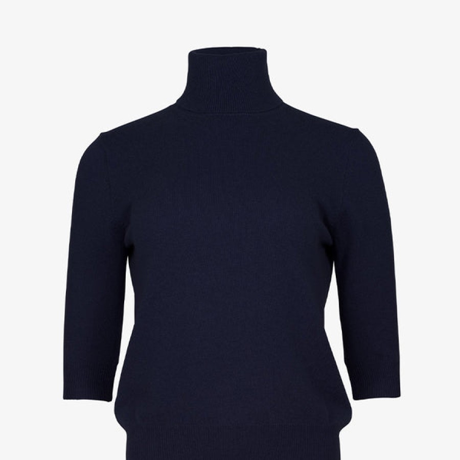 Women Studio 163 Knitwear & Cashmere | Cashmere Turtle-Neck Sweater