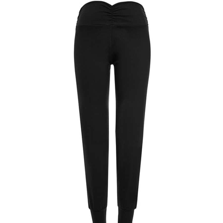 Women Wellicious Gymwear | Opaque Yoga Pants In Black