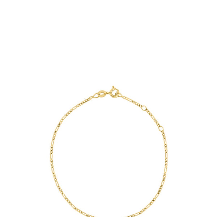 Men LLR Studios | 14K Recycled Yellow Gold Figaro Bracelet