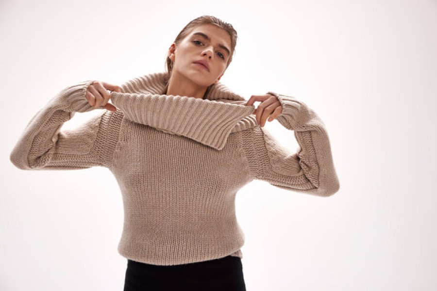 Women Antonia Zander Accessories | Knit Collar Loop