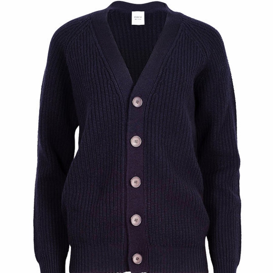 Women STUDIO 163 Knitwear & Cashmere | Handknit Classic Style Cardigan