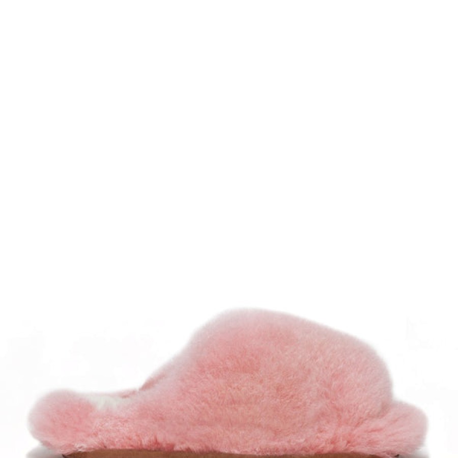 Men Baboosha Paris | Ethically And Cruelty Free Alpaca Slider In Pink/White