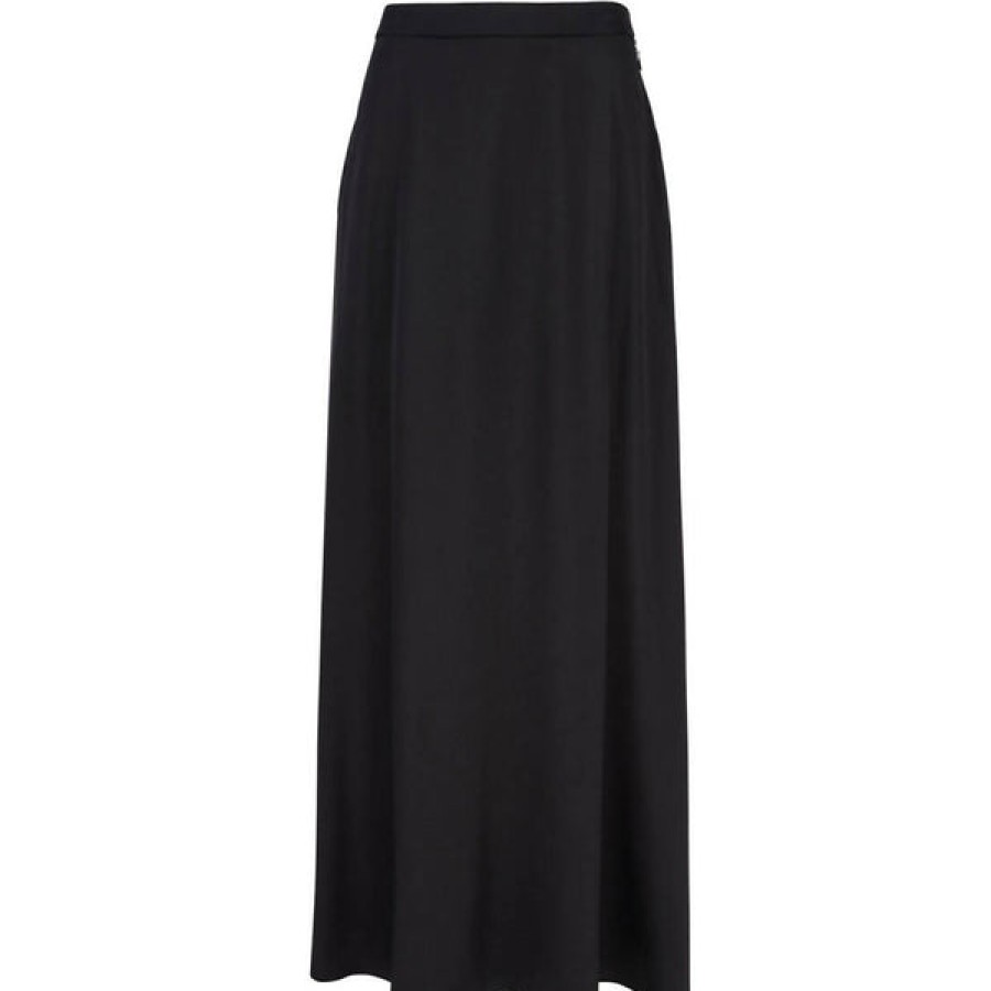 Women Helene Galwas Skirts | Satin Silk Midi-Skirt