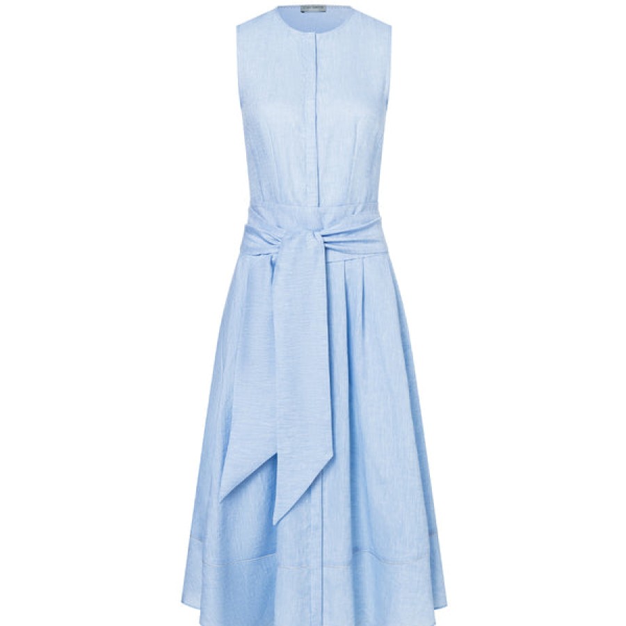 Women Clara Dorothea Dresses | Waisted Linen Dress