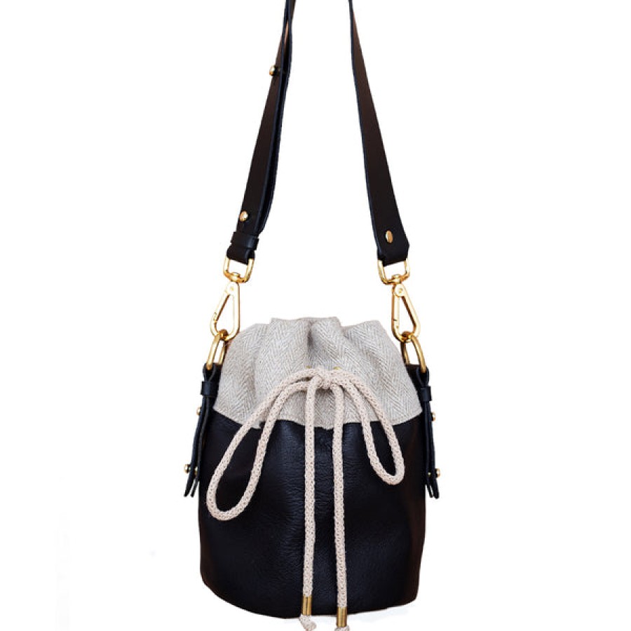 Women Agnes Nordenholz Bags | Linen Bucket Bag