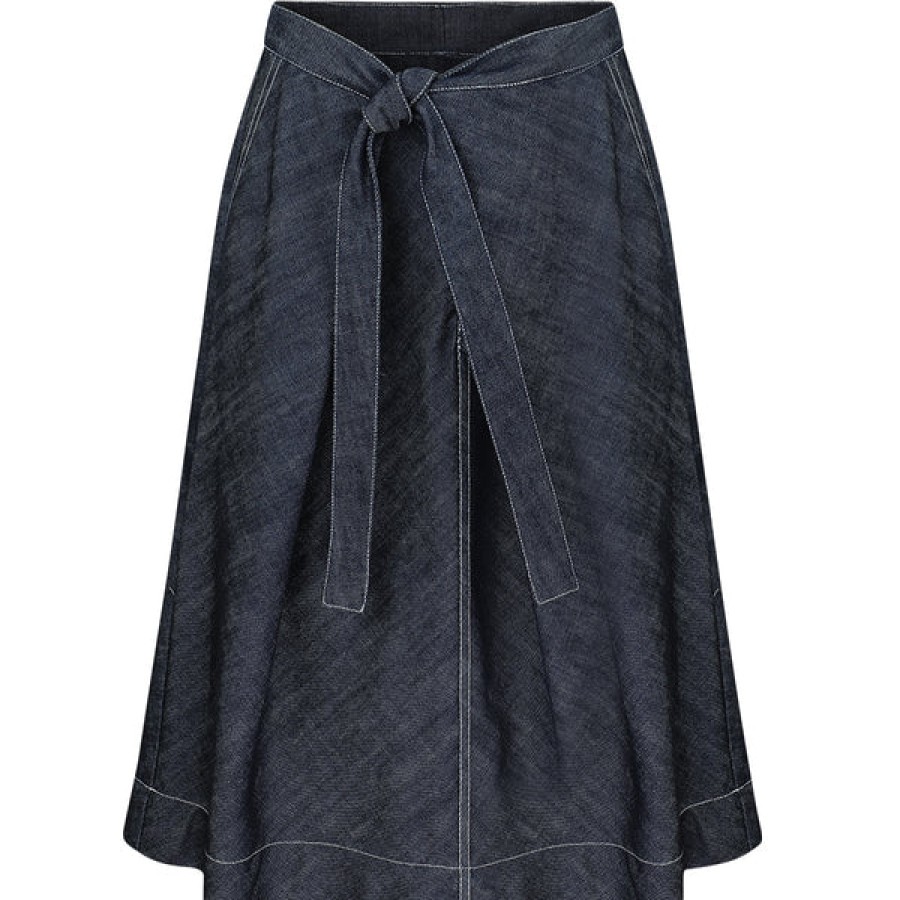 Women MAY BERNARDI ATELIER Skirts | Blue Denim Skirt