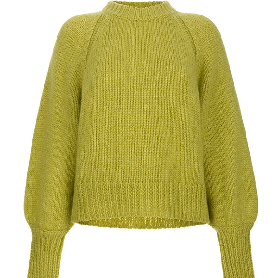 Women Antonia Zander Knitwear & Cashmere | Cropped Wool Sweater