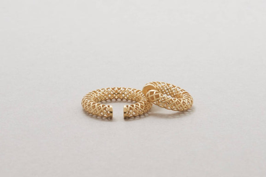 Women SASKIA DIEZ Jewelery | Gold Plated Earcuff