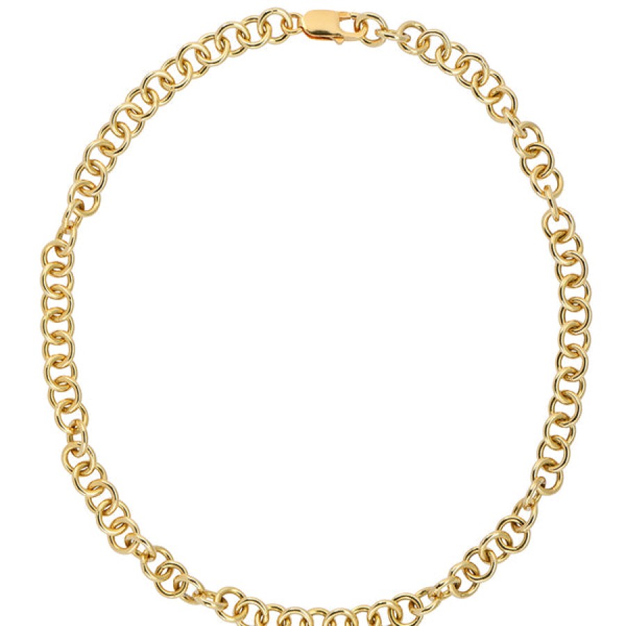 Women LLR Studios Jewelery | Chunky 18K Gold Plated Link Chain