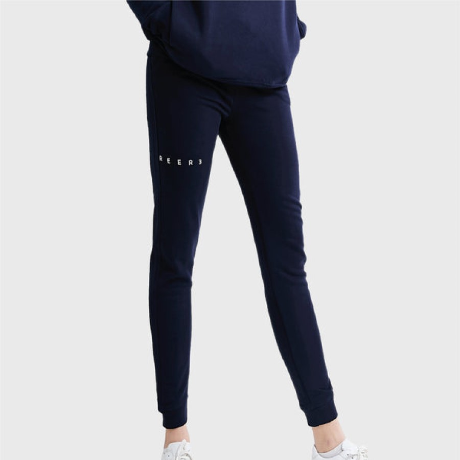 Women REER3 Gymwear | Organic Cotton Sweatpants In Navy For Women