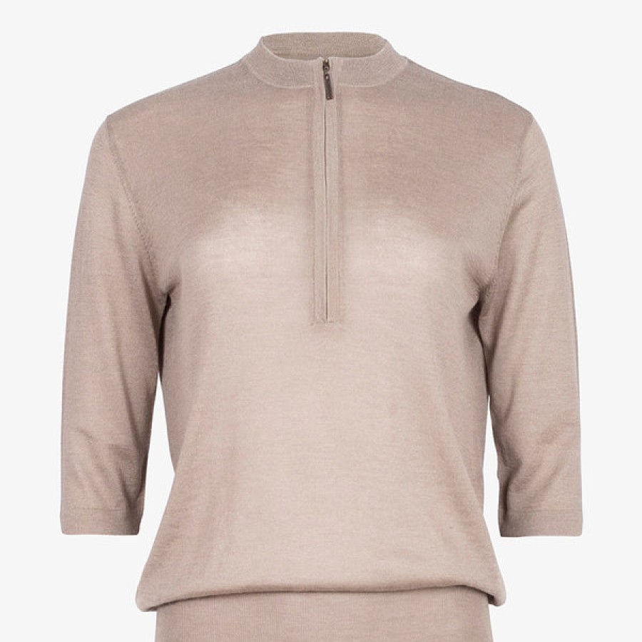 Women STUDIO 163 Knitwear & Cashmere | Zipped Sweater