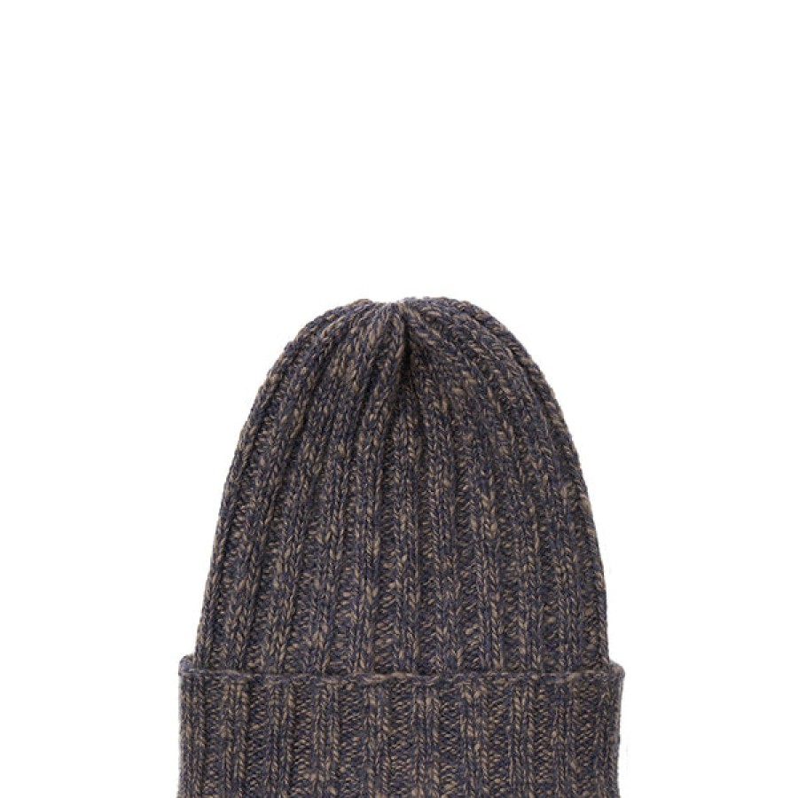 Men PETIT CALIN HAMBURG | Ribbed Cashmere Beanie