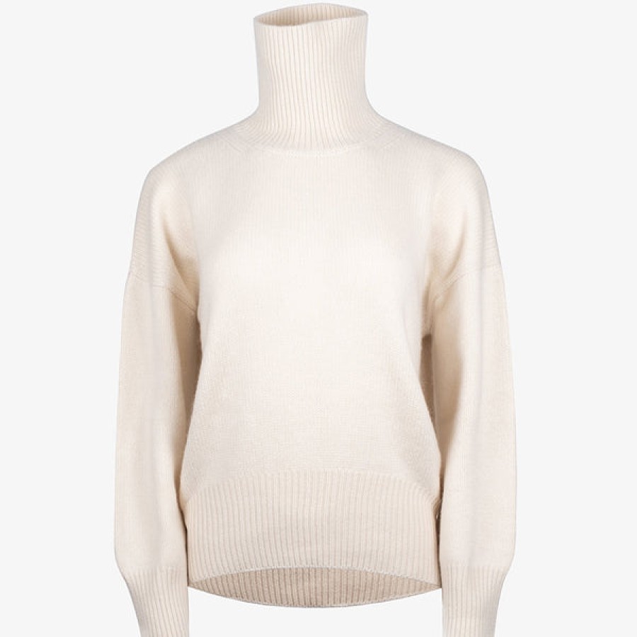 Women STUDIO 163 Knitwear & Cashmere | Cashmere Turtleneck Sweater